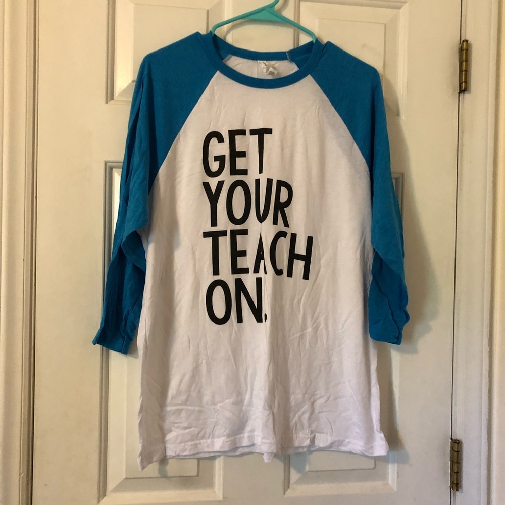 Get Your Teach On baseball teacher tee
